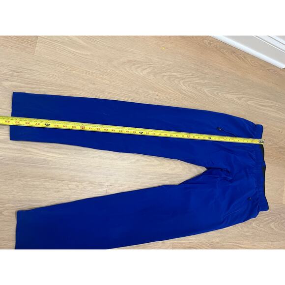 Paskho Pants Mens Size small blue Stretch Elastic Waist Tech Performance Outdoor - Picture 2 of 4
